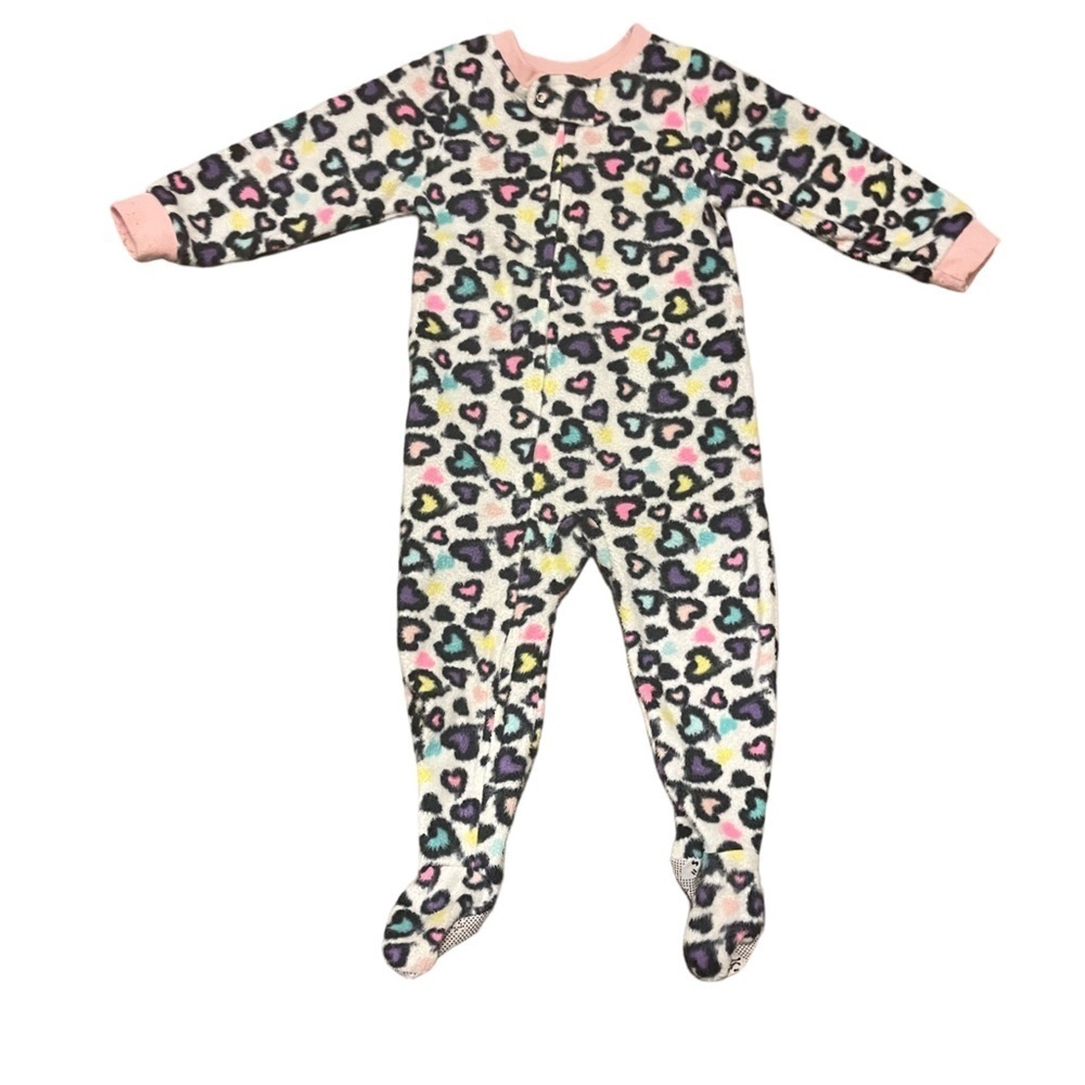 Kidgets Pink and Purple girls Hearts Sleeper. Size 18M.